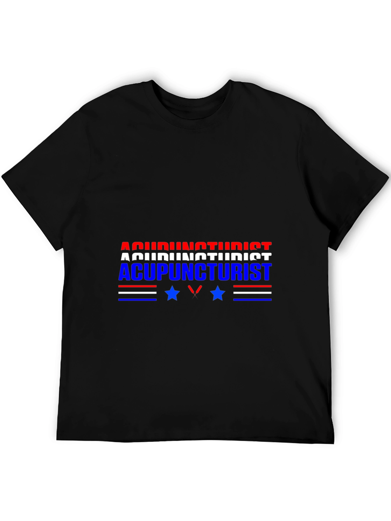 Acupuncturist Graphic Tee - Patriotic Design