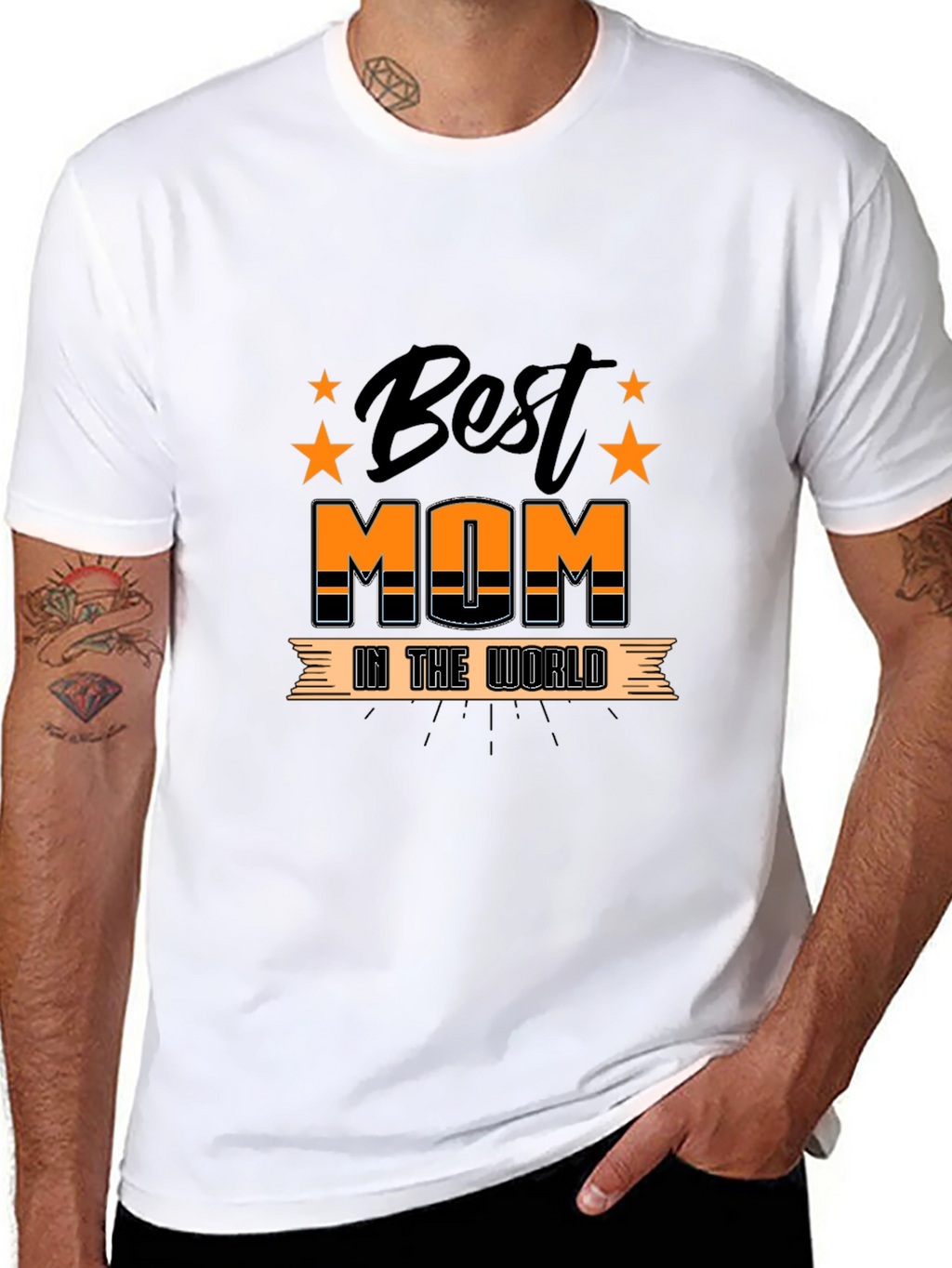 Best Mom In The World Black T-Shirt