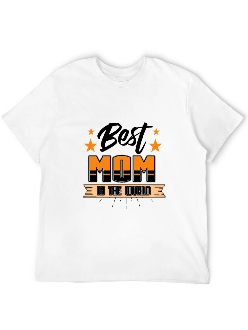 Best Mom In The World Black T-Shirt