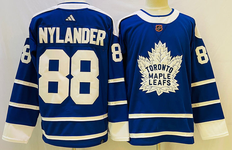 Men's Toronto Maple Leafs William Nylander #88 Blue Jerseys