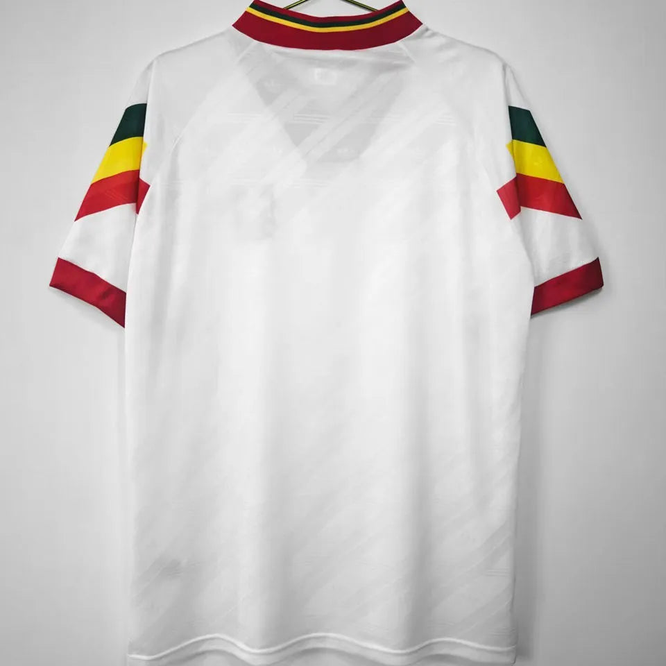 1992/94 Portugal Away White Retro Soccer Jersey Back