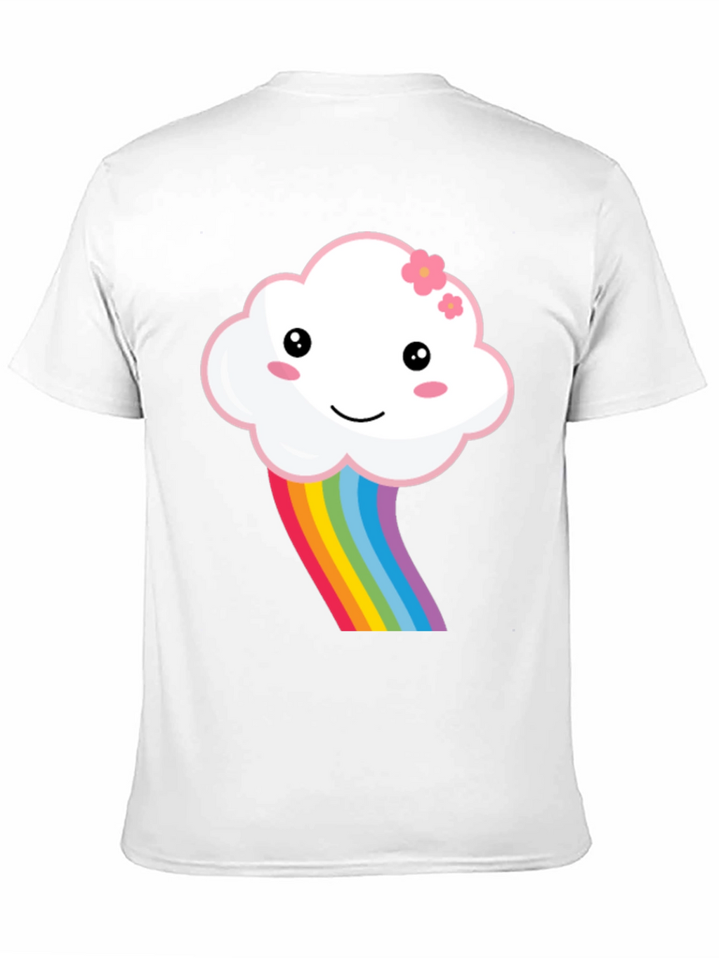 Kawaii Cloud Rainbow Graphic Tee