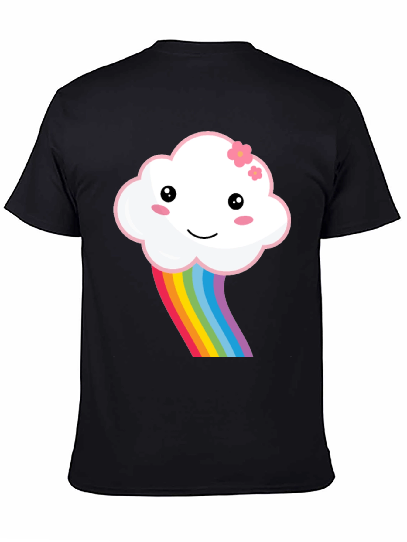 Kawaii Cloud Rainbow Graphic Tee