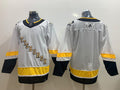 Men's Pittsburgh Penguins White Blank Player Jerseys