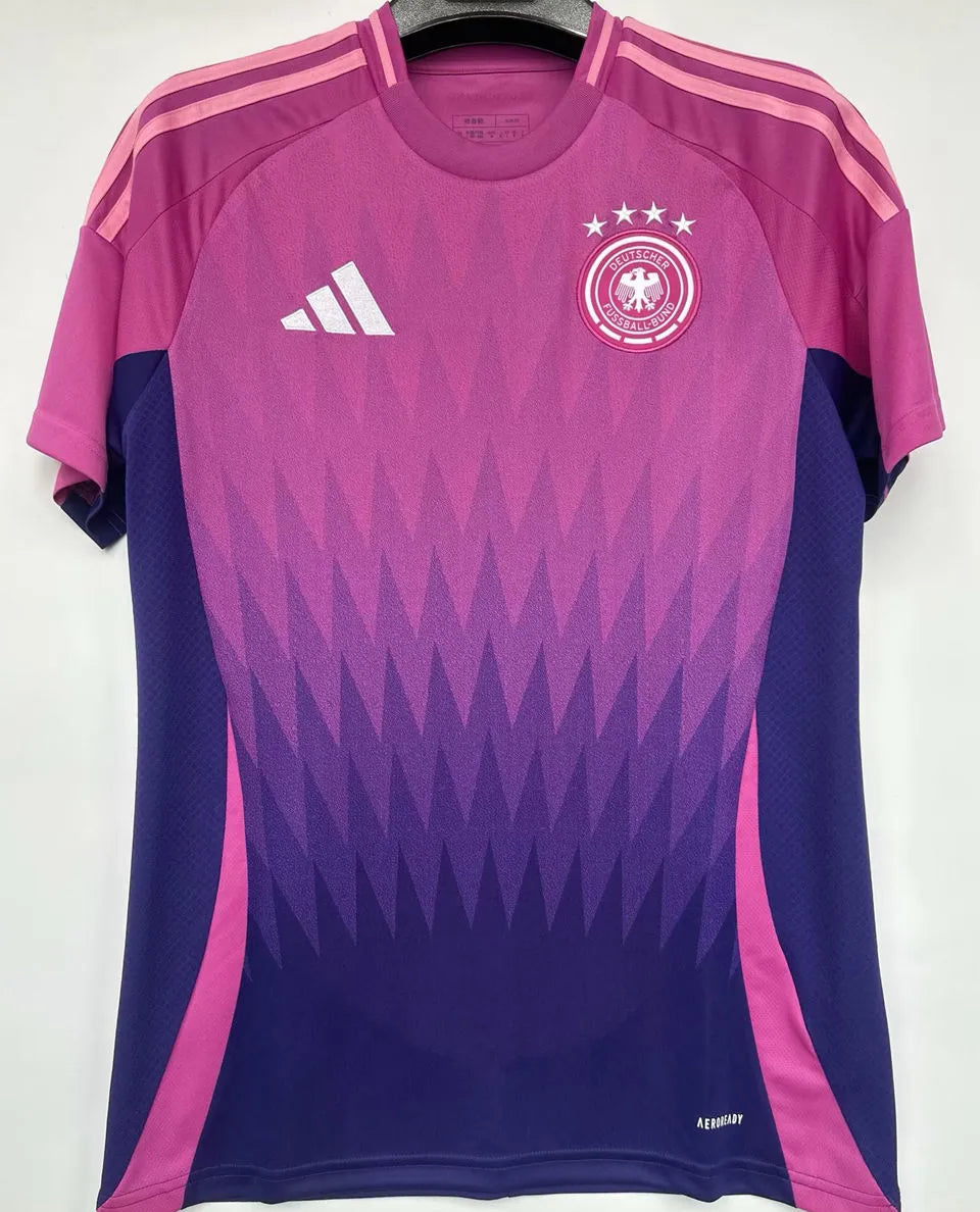 WIRTZ #17 Germany 1:1 Quality Away Pink Fans Soccer Jersey 2024/25 ★★ Detail 4