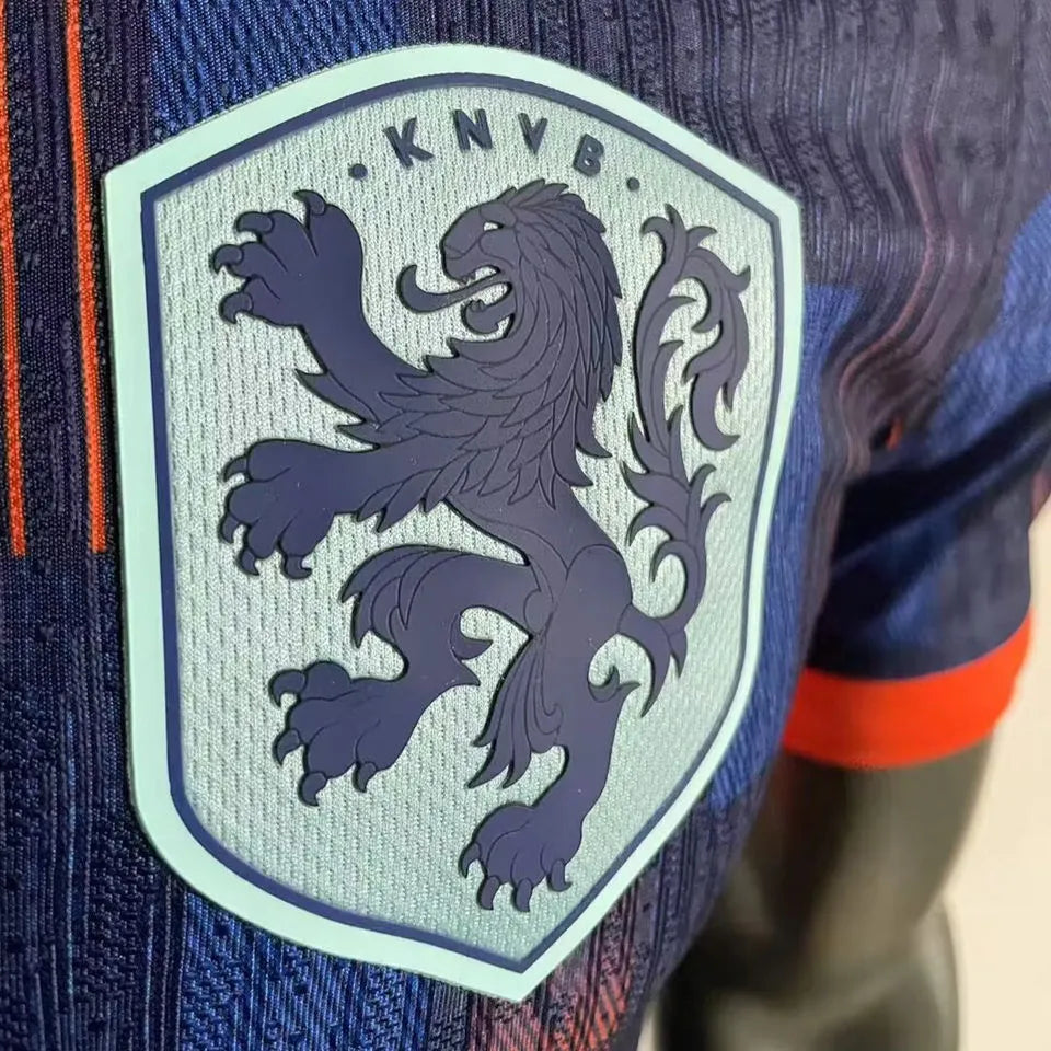 2024/25 NL Away Blue Player Version Soccer Jersey Detail 3