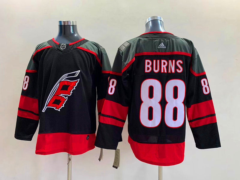 Men's Carolina Hurricanes Brent Burns #88 Black Player Jerseys