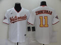 Men's Washington Nationals Ryan Zimmerman #11 White Replica Baseball Jerseys