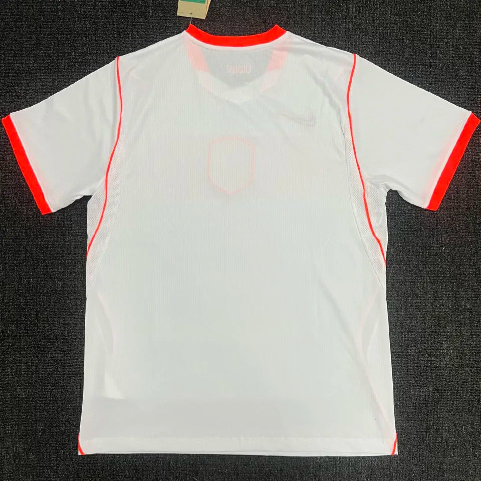 2026/27 NL Away White Fans Soccer Jersey (Have Right Patch 有右臂章 黑底白字） Detail 1