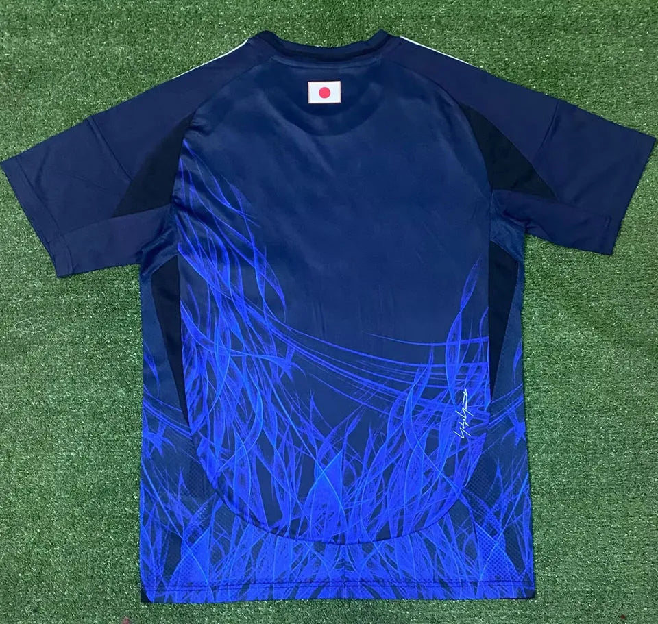 2024/25 Japan Home Y-3 Blue Fans Soccer Jersey Back