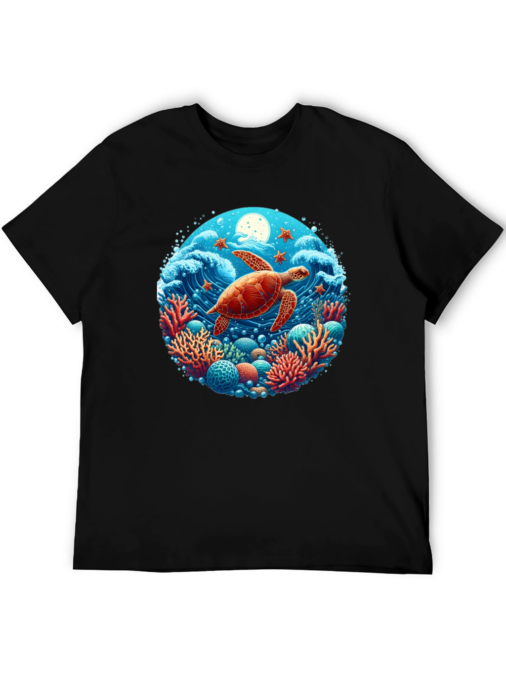 Turtle Reef Graphic T-Shirt