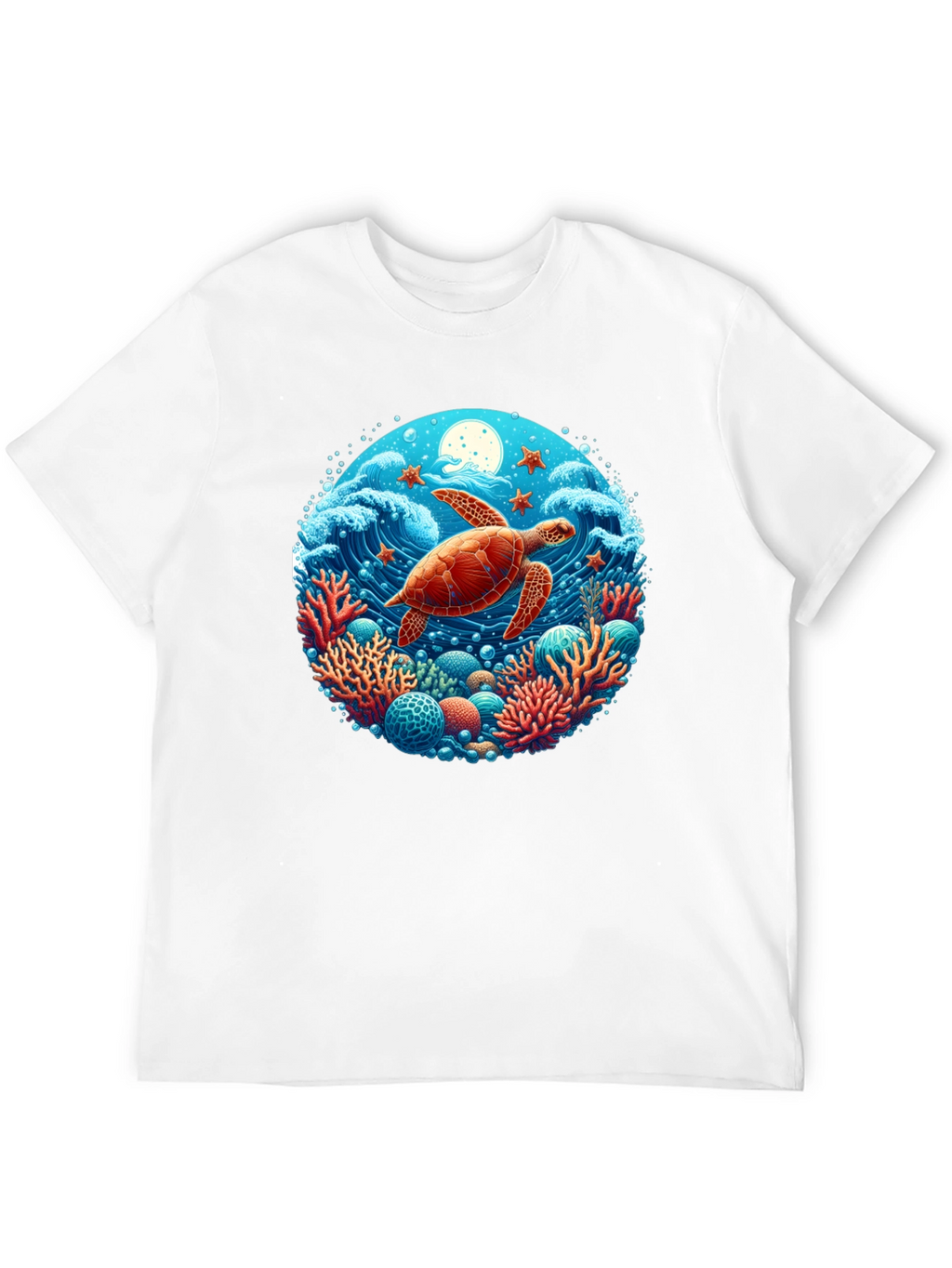 Turtle Reef Graphic T-Shirt