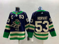 Men's Vancouver Canucks Bo Horvat #53 Blue Breakaway Jerseys