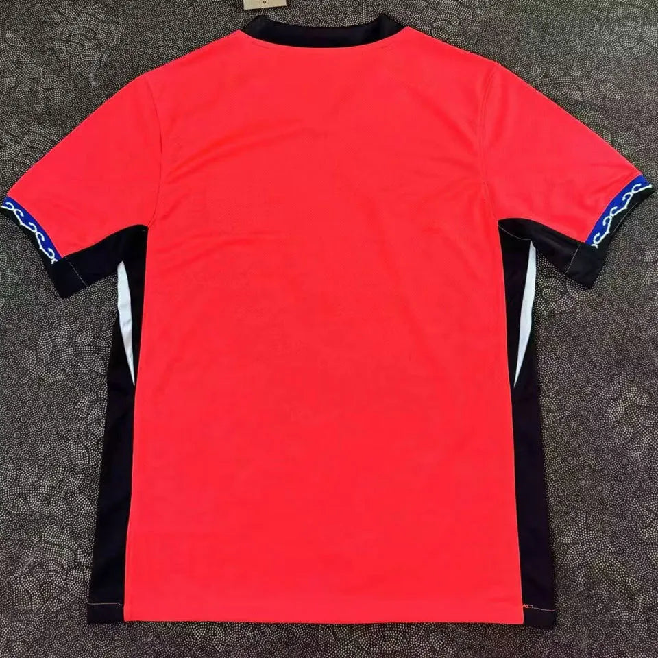 2025/26 South Korea Home Red Fans Soccer Jersey Back