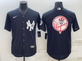 Men's New York Yankees Black Replica Team Jerseys
