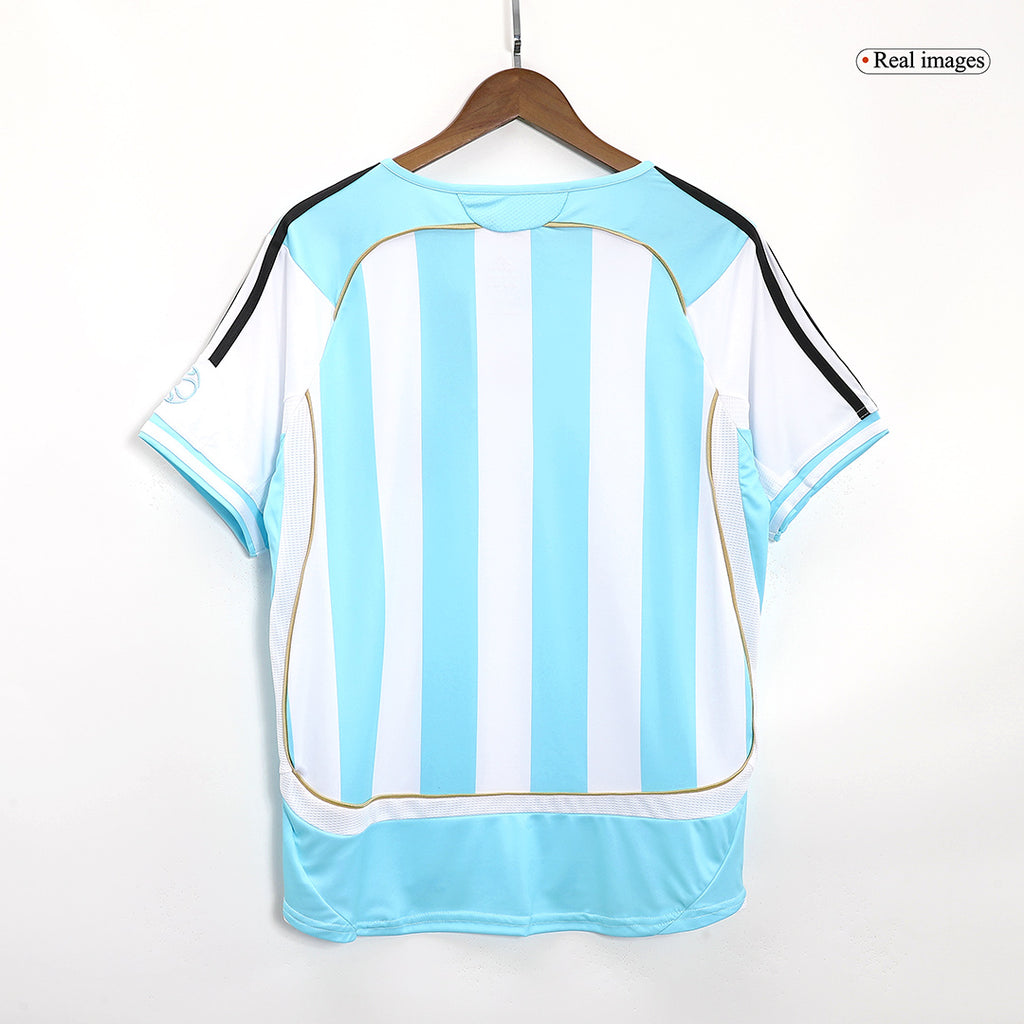 Argentina Home Jersey Retro 2006 Back