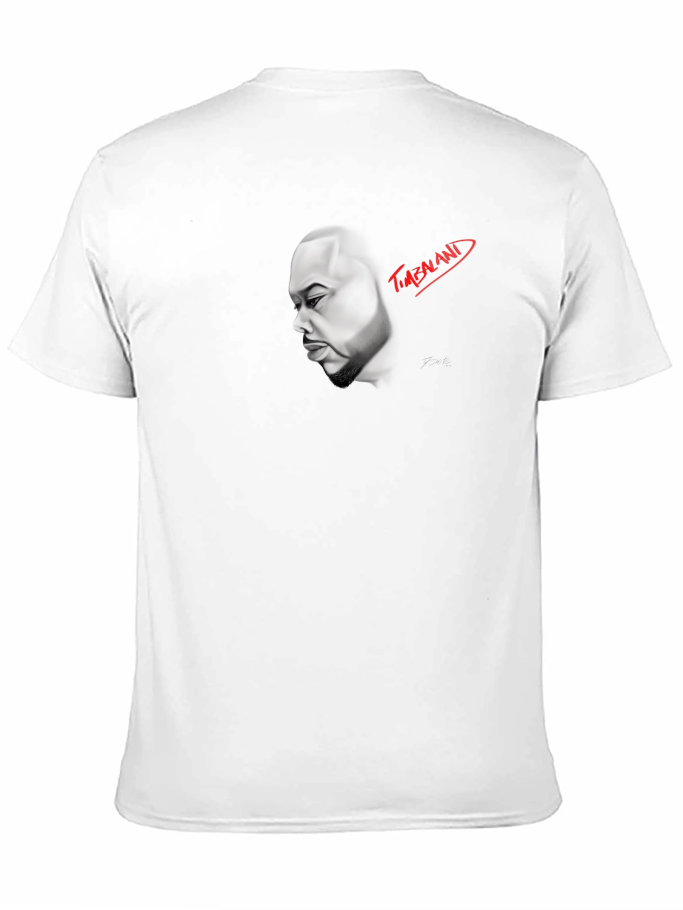 Timbaland Portrait Black T-Shirt