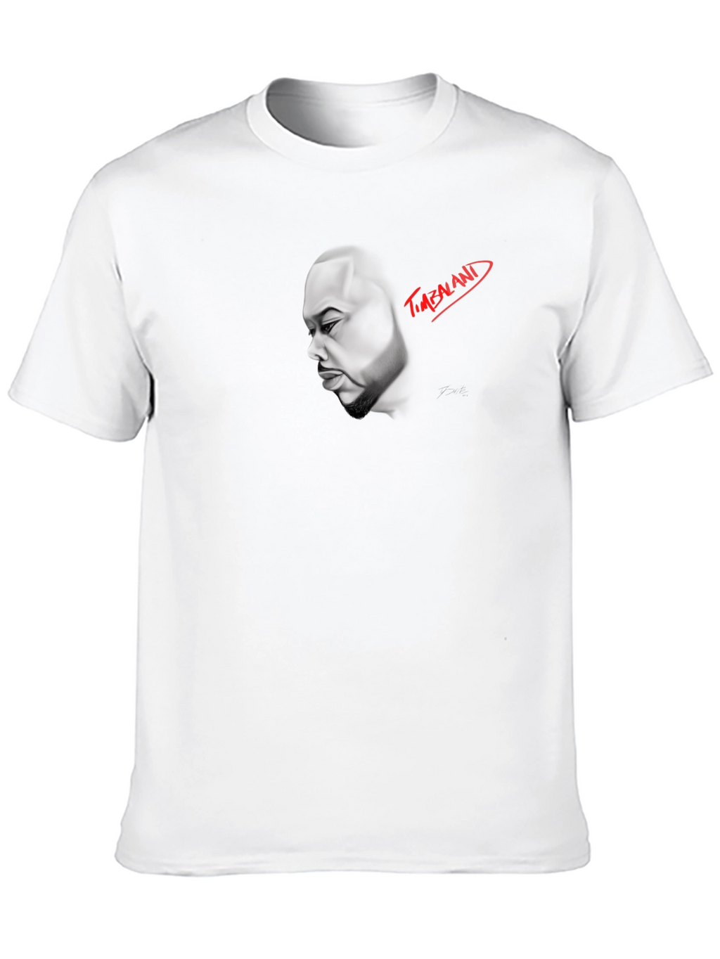 Timbaland Portrait Black T-Shirt