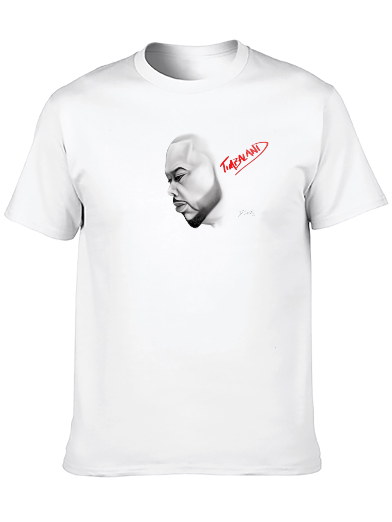 Timbaland Portrait Black T-Shirt