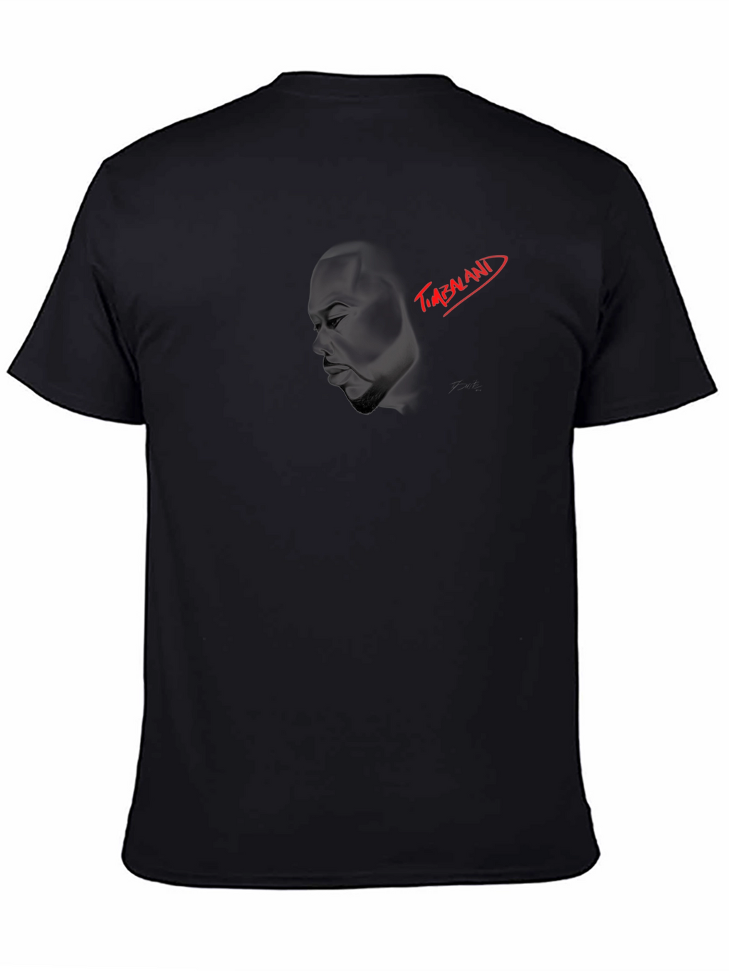 Timbaland Portrait Black T-Shirt
