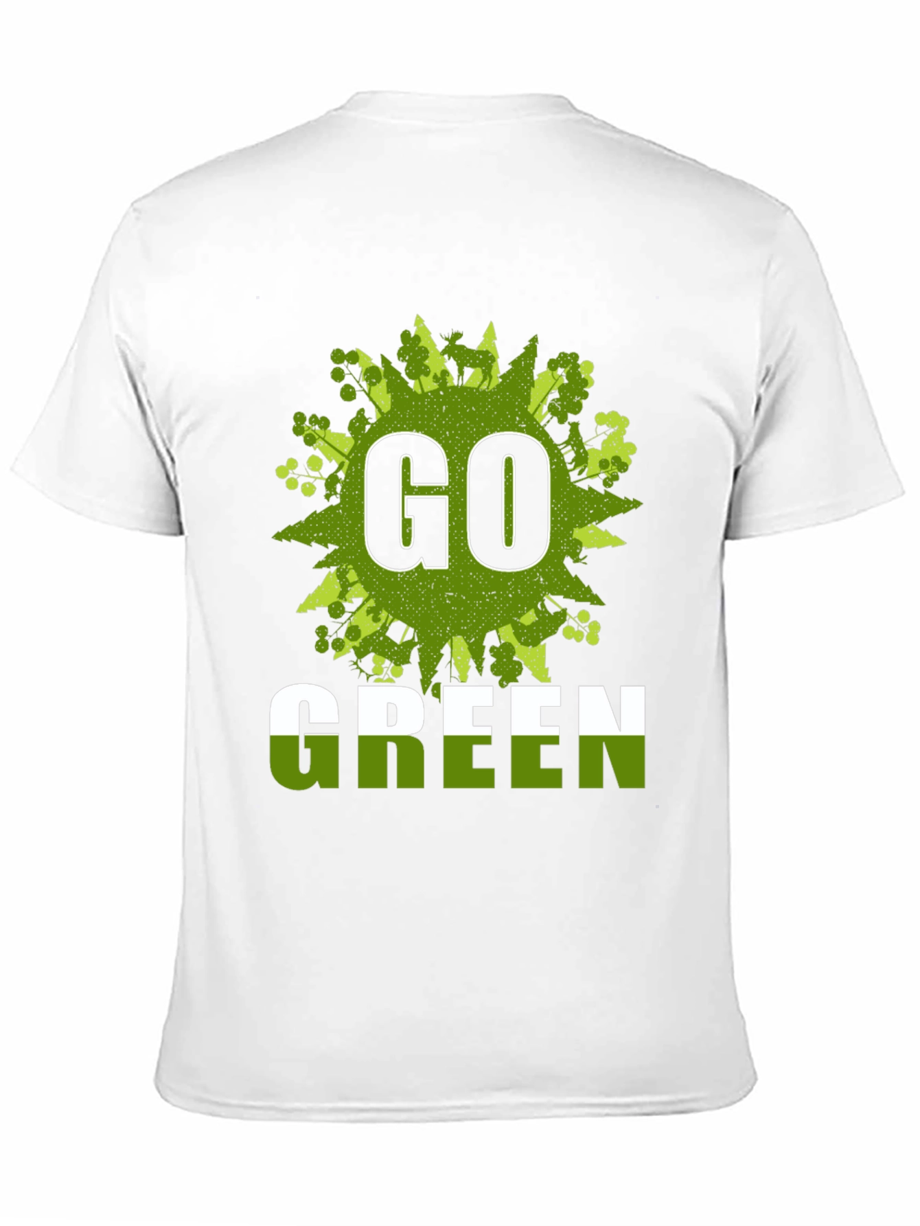 Go Green T-Shirt - Eco-Friendly Design