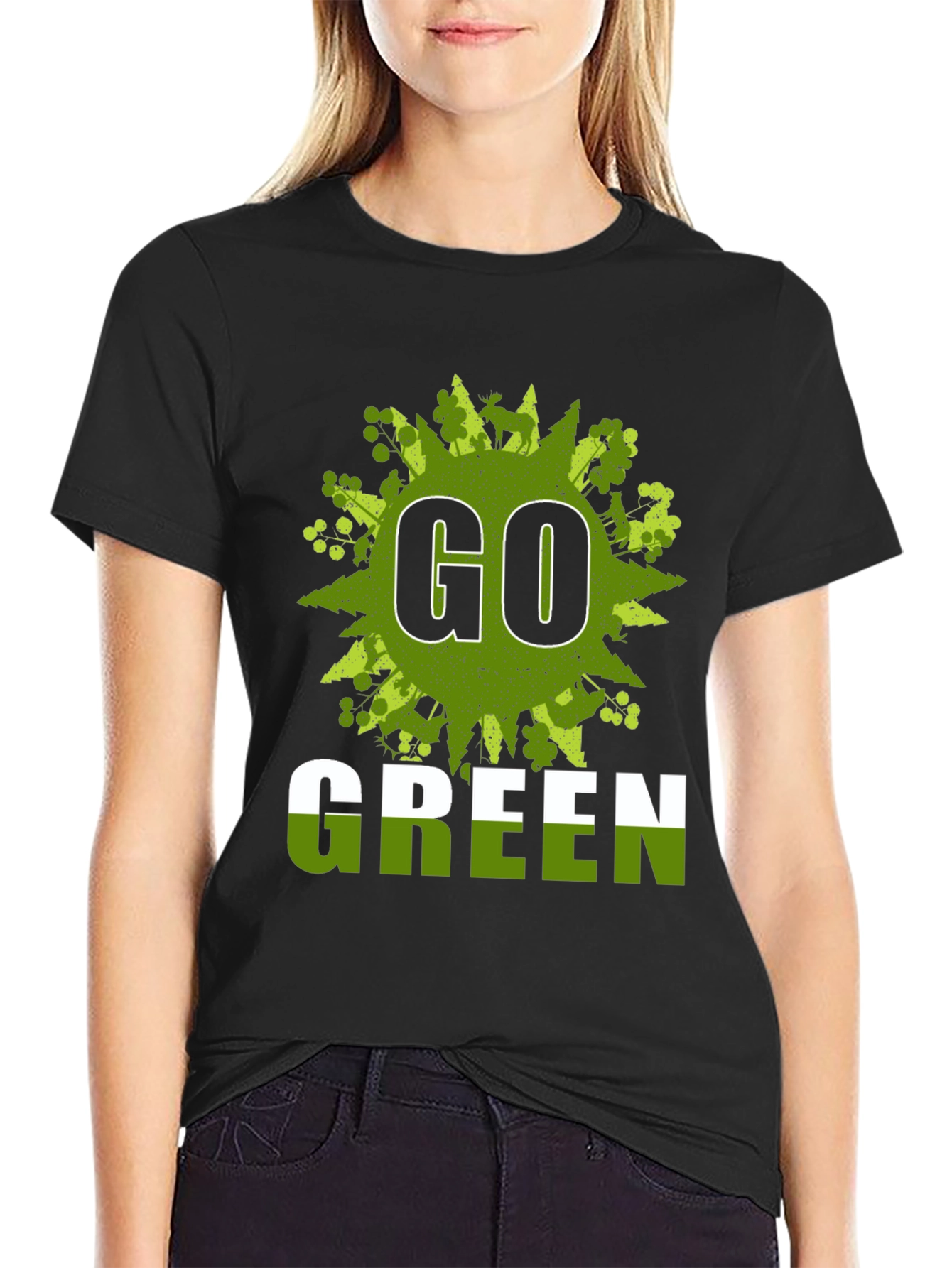Go Green T-Shirt - Eco-Friendly Design