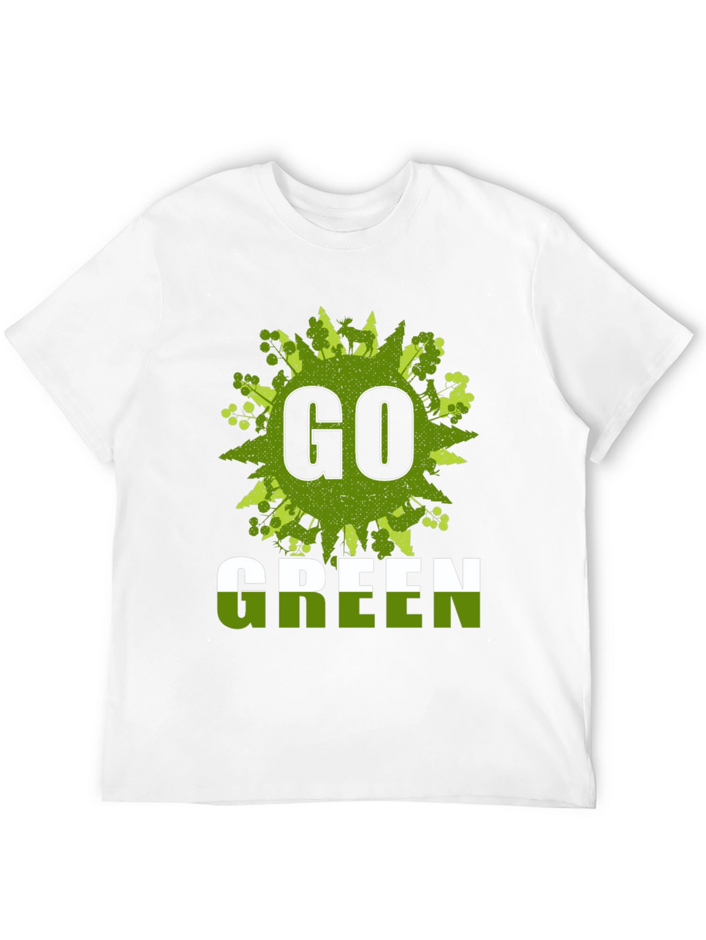Go Green T-Shirt - Eco-Friendly Design