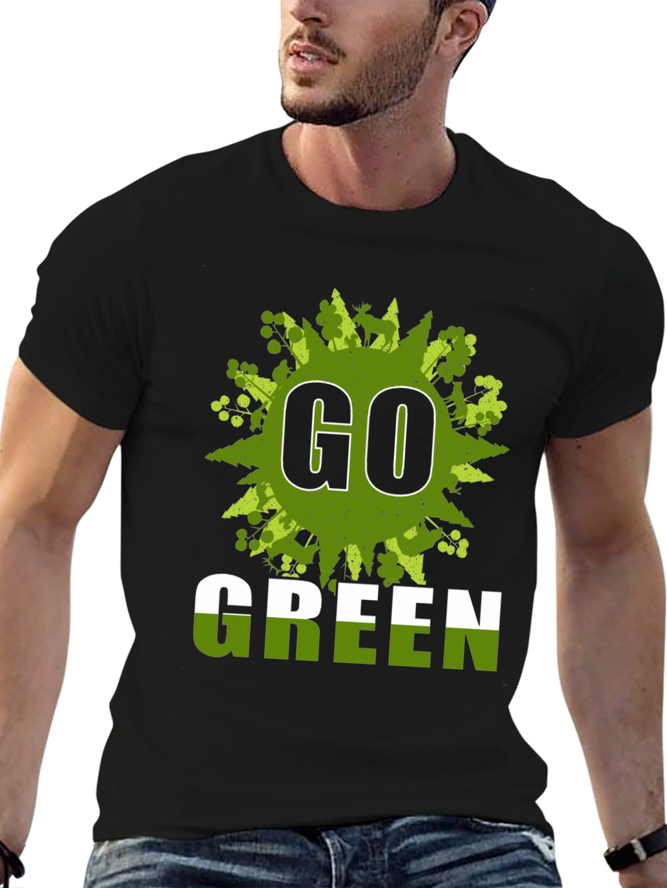 Go Green T-Shirt - Eco-Friendly Design