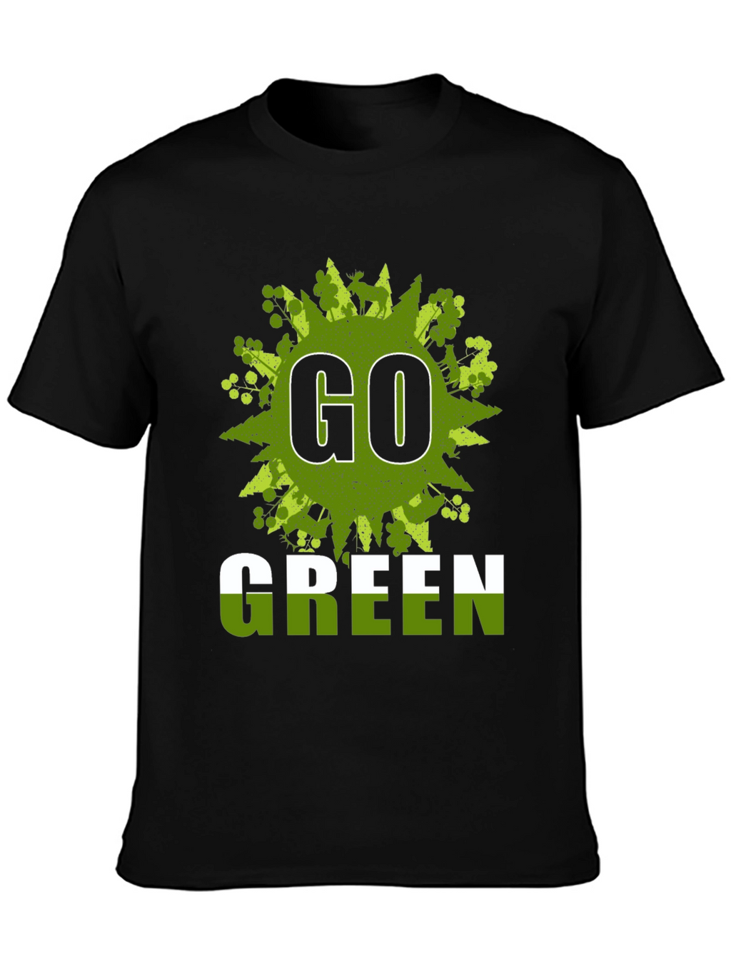 Go Green T-Shirt - Eco-Friendly Design