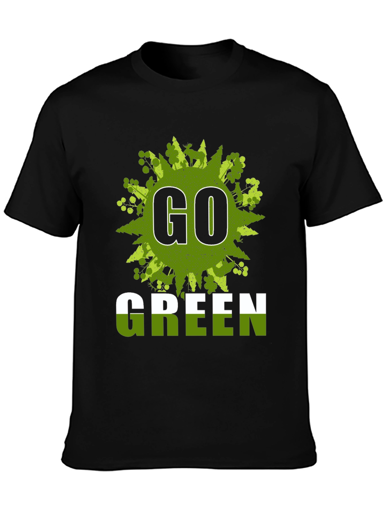 Go Green T-Shirt - Eco-Friendly Design