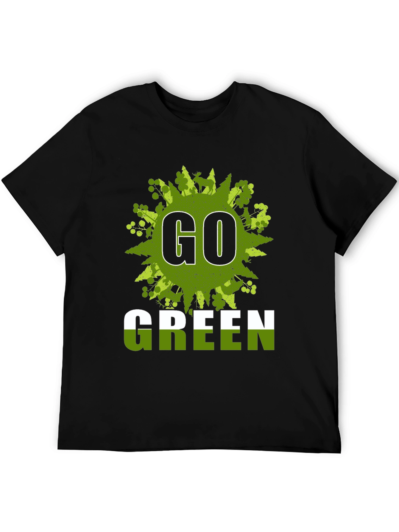 Go Green T-Shirt - Eco-Friendly Design