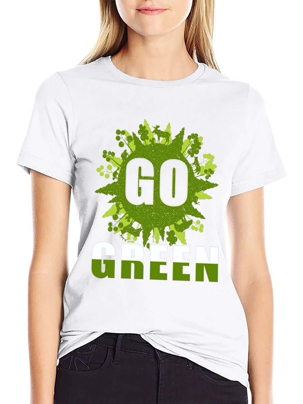 Go Green T-Shirt - Eco-Friendly Design
