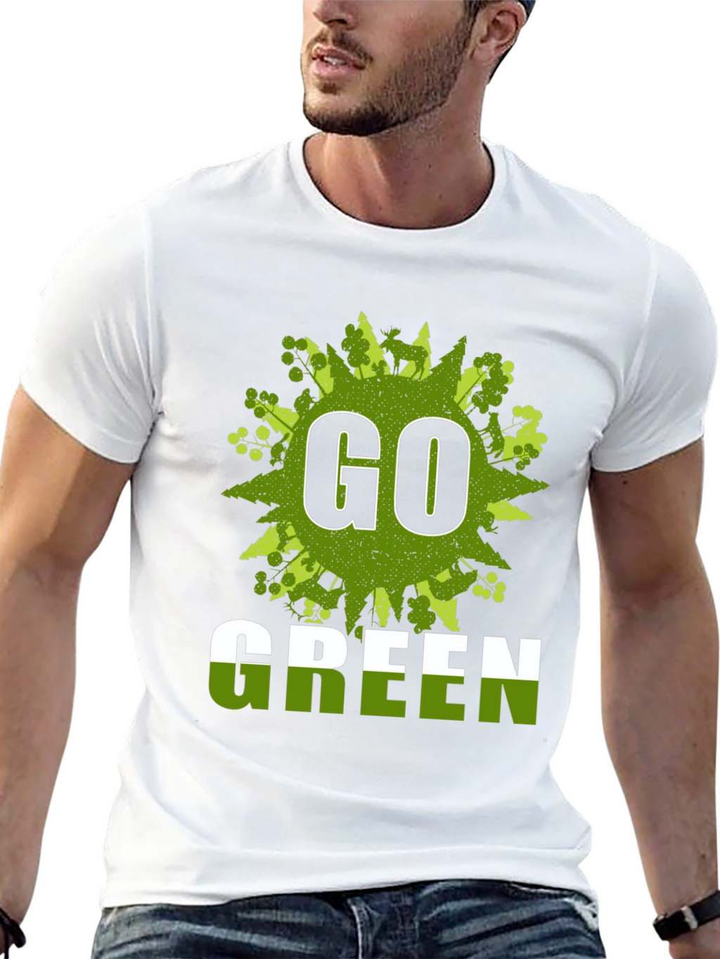 Go Green T-Shirt - Eco-Friendly Design