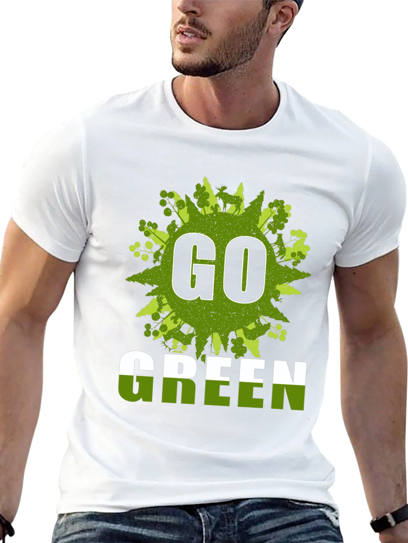 Go Green T-Shirt - Eco-Friendly Design