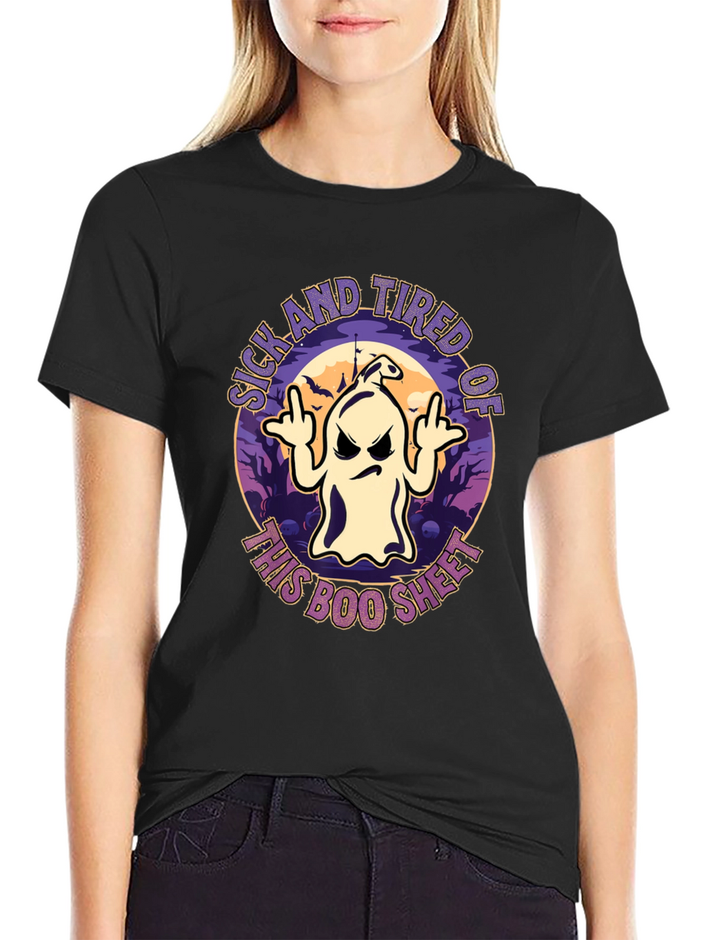 Sick and Tired of This Boo Sheet T-Shirt