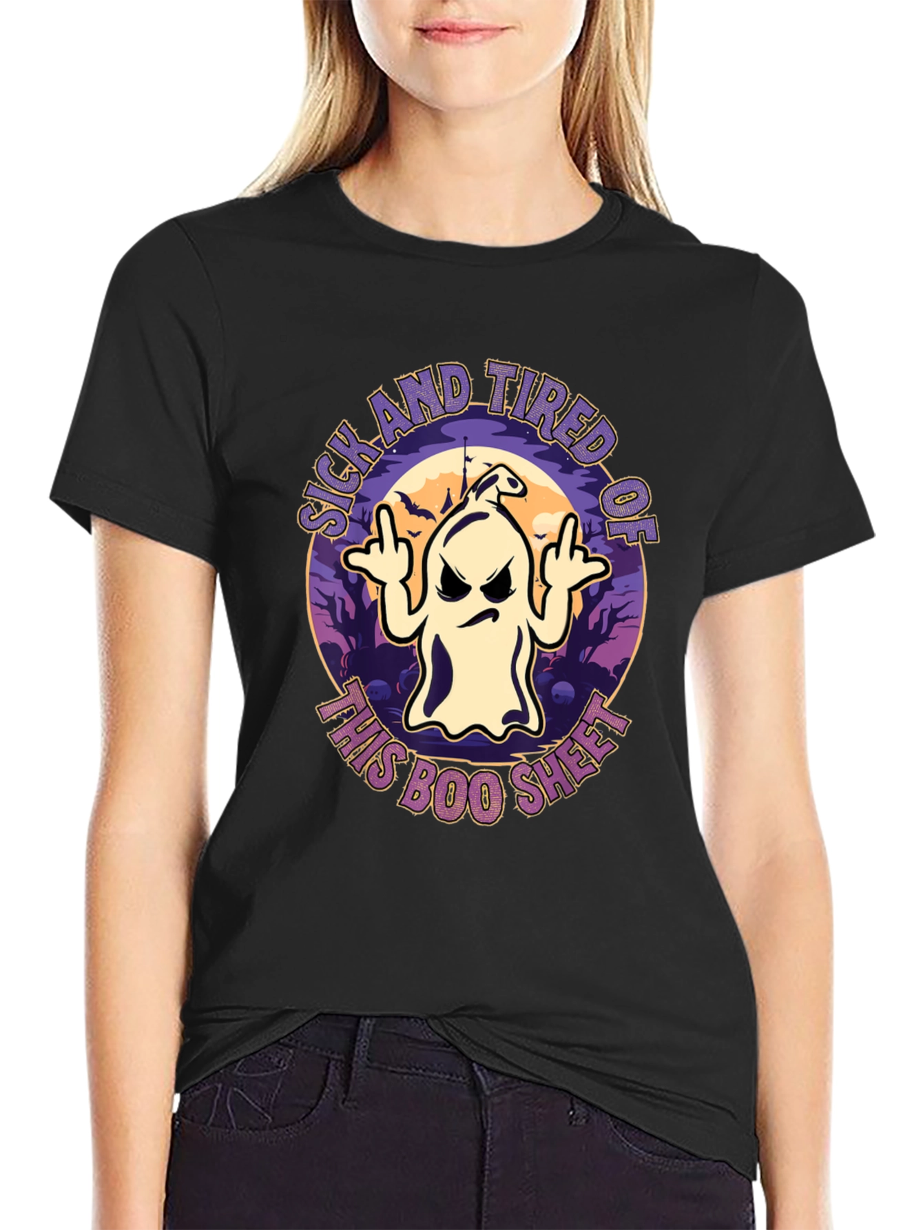 Sick and Tired of This Boo Sheet T-Shirt