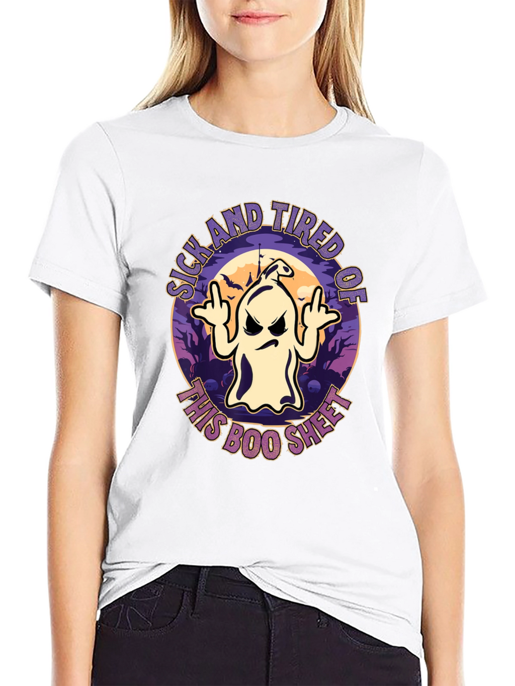 Sick and Tired of This Boo Sheet T-Shirt