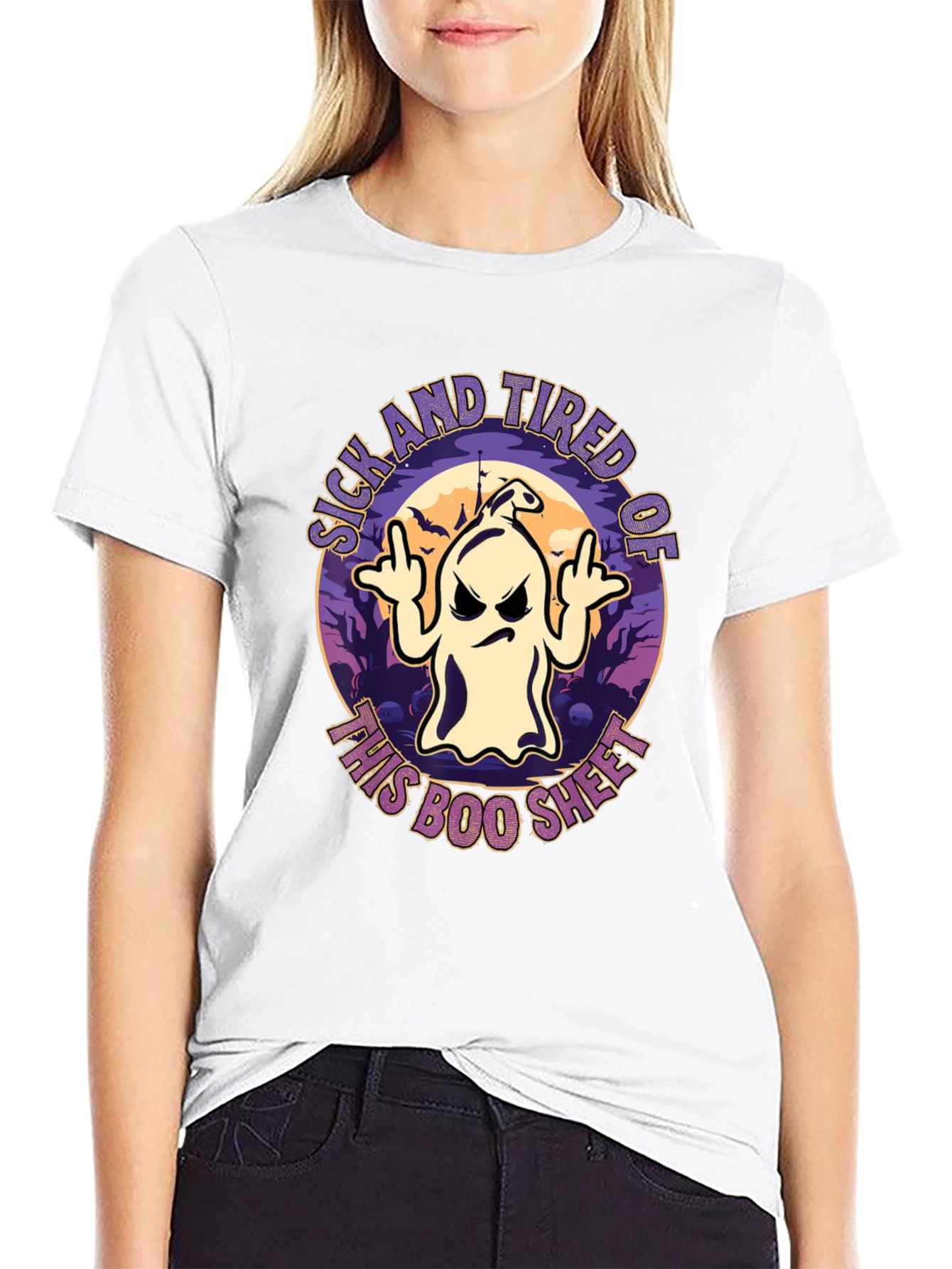 Sick and Tired of This Boo Sheet T-Shirt
