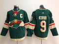 Men's Minnesota Wild Mikko Koivu #9 Green Home Breakaway Player Jerseys