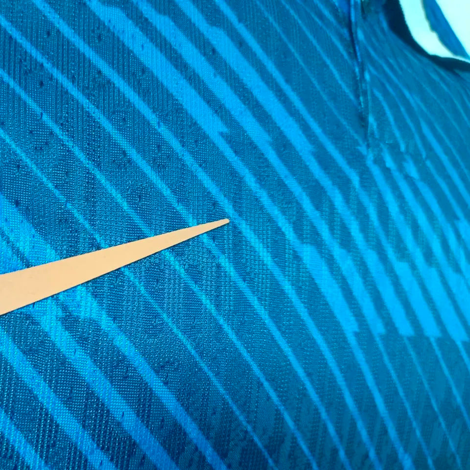 2026/27 France Home Blue Player Version Soccer Jersey Detail 3