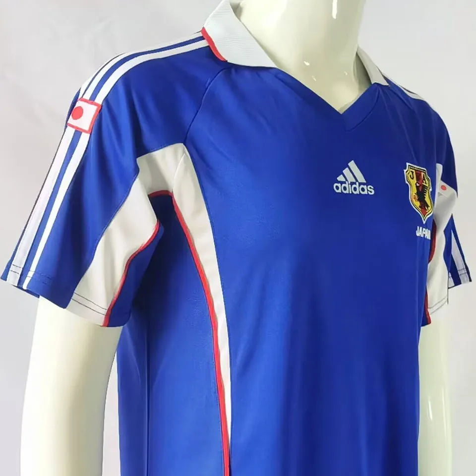 1999 Japan Home Blue Retro Jersey Detail 2