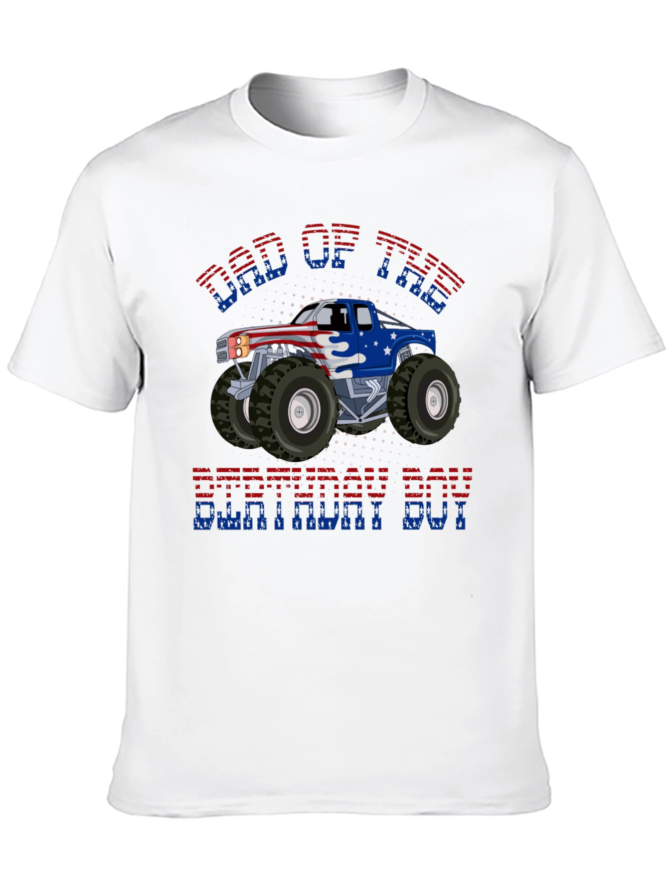Dad of the Birthday Boy Monster Truck T-Shirt