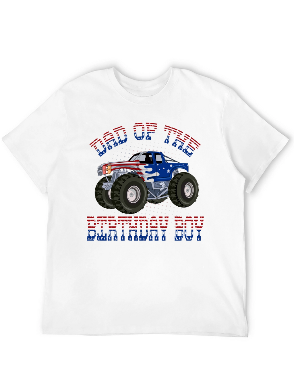 Dad of the Birthday Boy Monster Truck T-Shirt