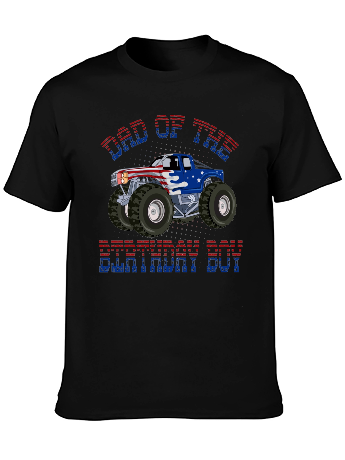 Dad of the Birthday Boy Monster Truck T-Shirt