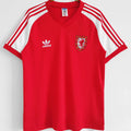 1982 Wales Home Red Retro Soccer Jersey Front