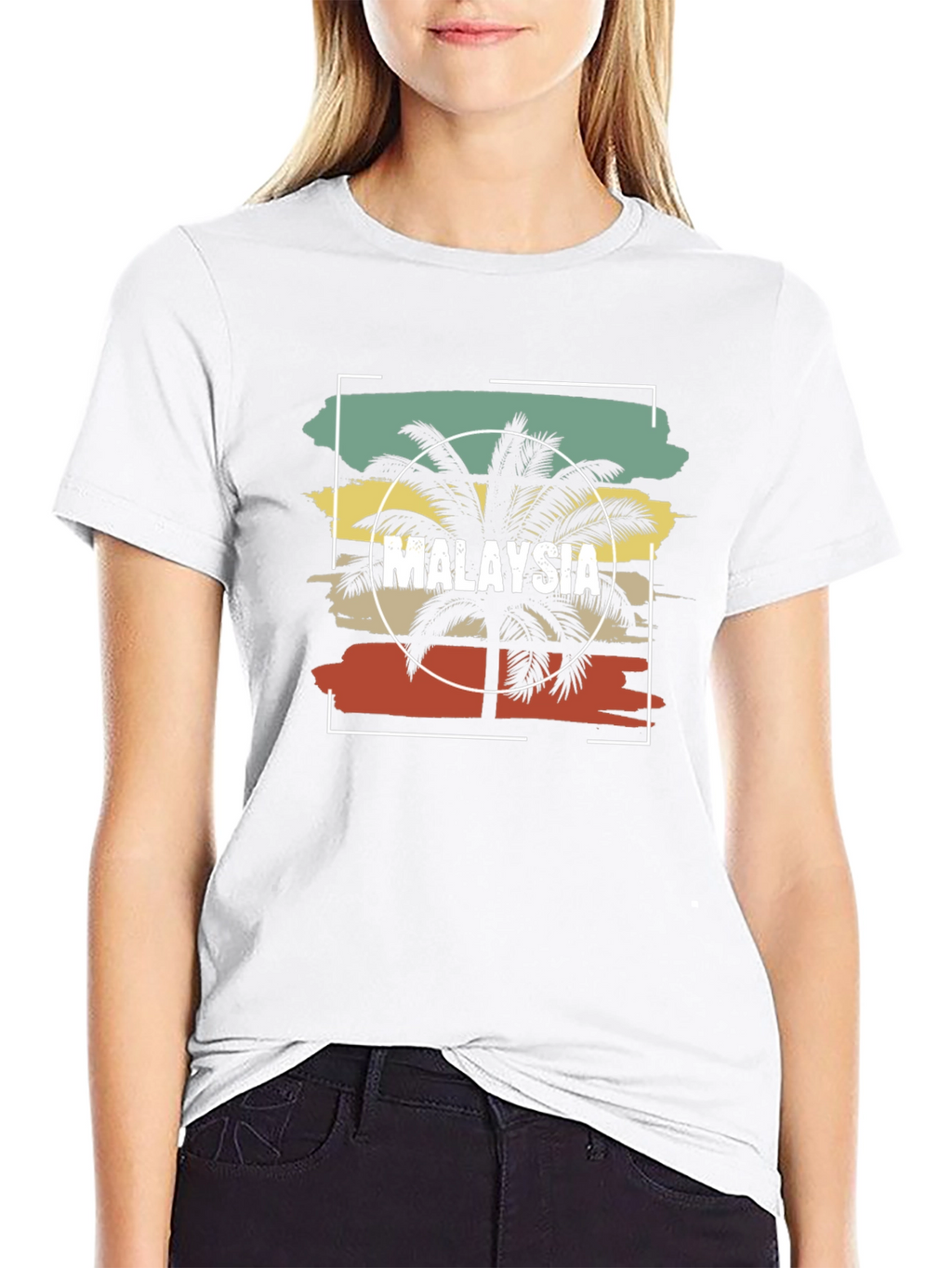 Malaysia Palm Tree Graphic Tee - Retro Vacation Vibes