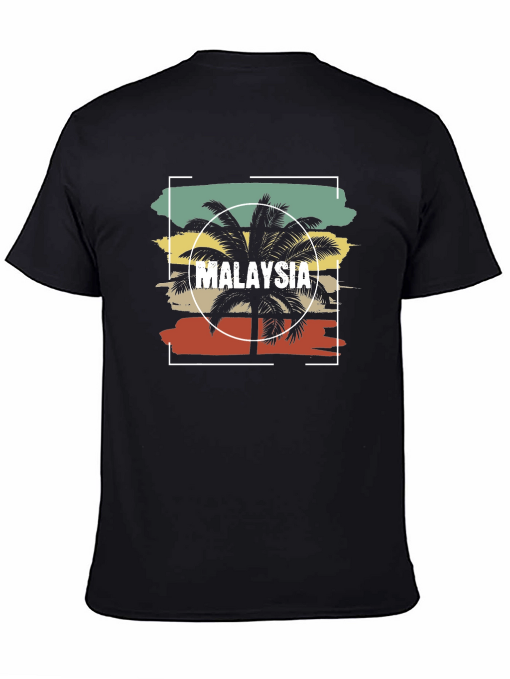 Malaysia Palm Tree Graphic Tee - Retro Vacation Vibes