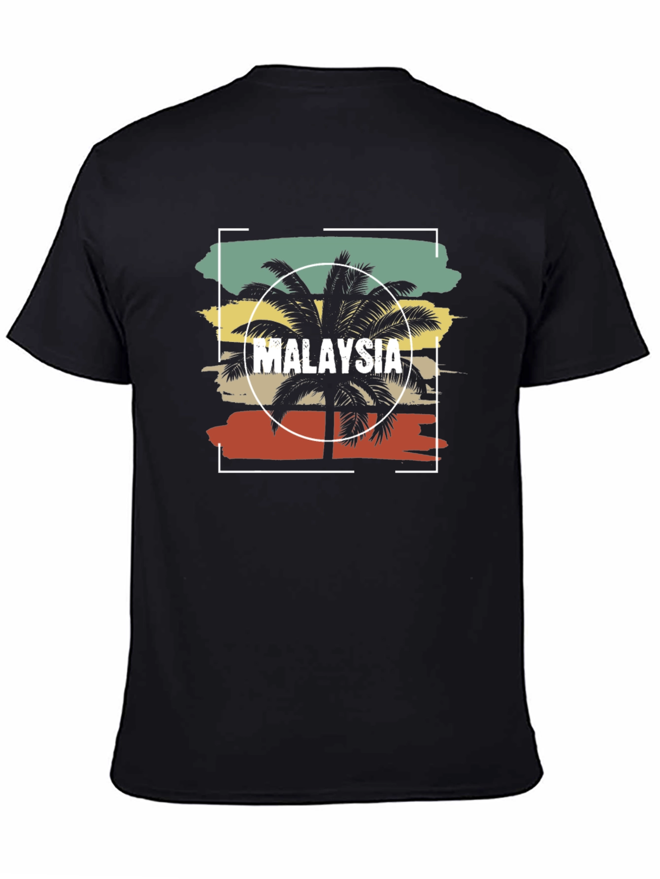 Malaysia Palm Tree Graphic Tee - Retro Vacation Vibes
