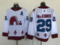 Men's Colorado Avalanche Nathan MacKinnon #29 White Breakaway Jerseys