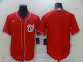 Men's Washington Nationals Red Alternate Replica Blank Jerseys